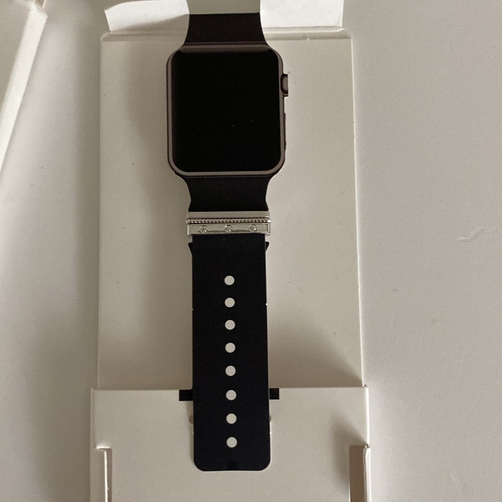 Bytten CZ & Sterling Silver BYOB SHINE Apple Watch Band Charm New in box